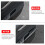 4X Carbon Fiber Interior Door Armrest Panel Trim C 6