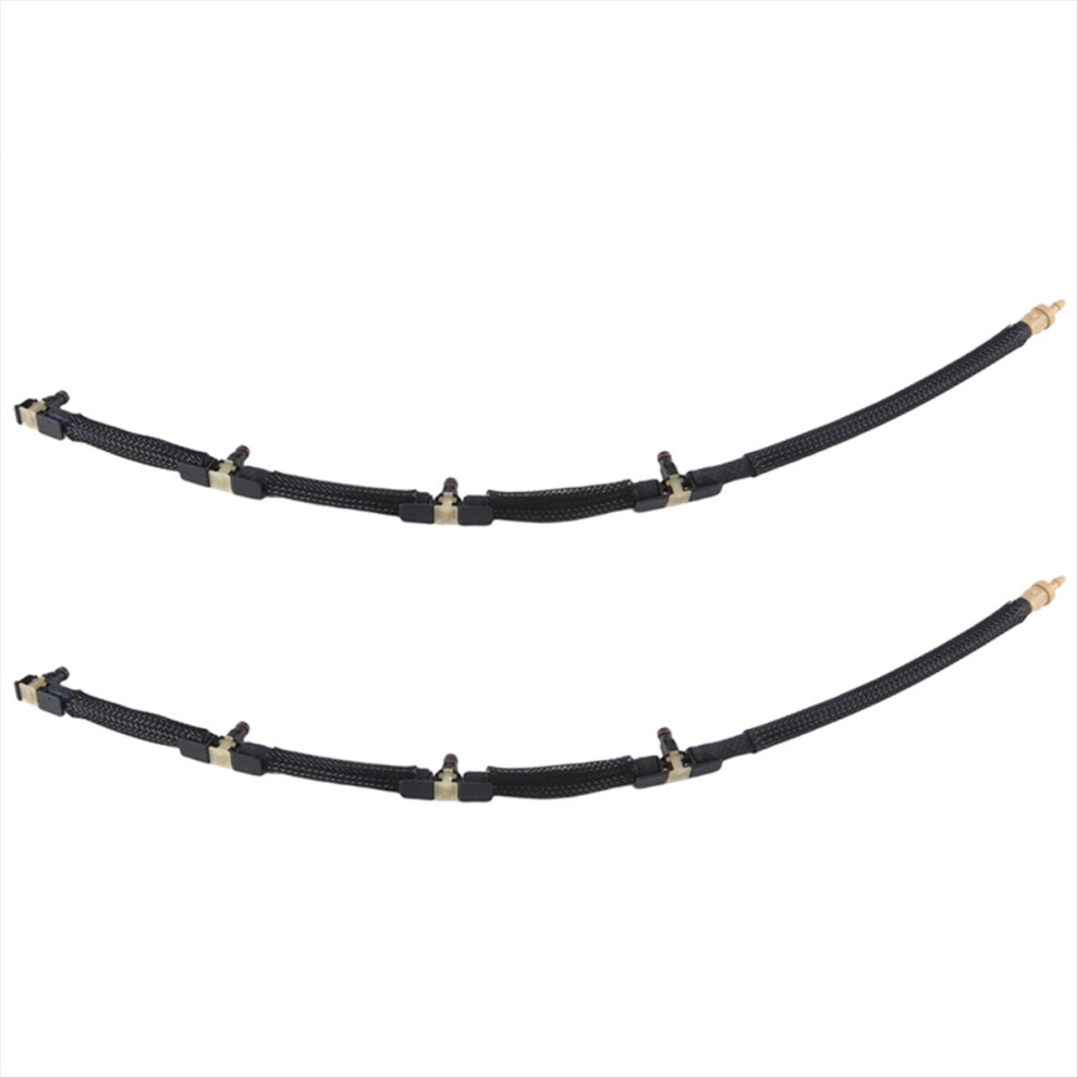 2Pcs 03L130235ad Return Line Hose Tank Pipe Inject Black 4851708572872