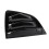 Black Rear Side Vent Quarter Window Louver Shutter 8