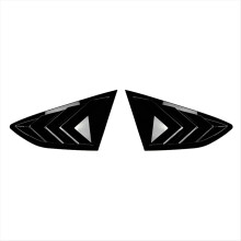 Car Rear Triangular Window Louvers Shutters Blinds