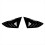 Car Rear Triangular Window Louvers Shutters Blinds 2