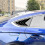 Car Rear Triangular Window Louvers Shutters Blinds 3