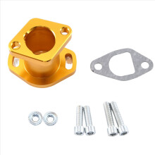 VM22 Gold Carburetor Connector Port Intake Manifol