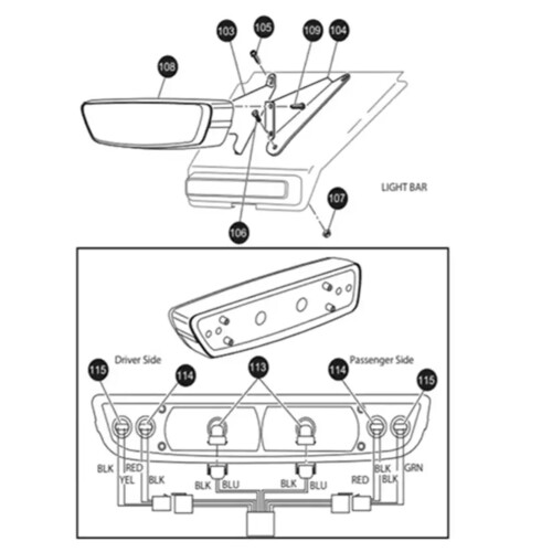Golf Cart BASIC LIGHT HeadLight for Front Headligh 2