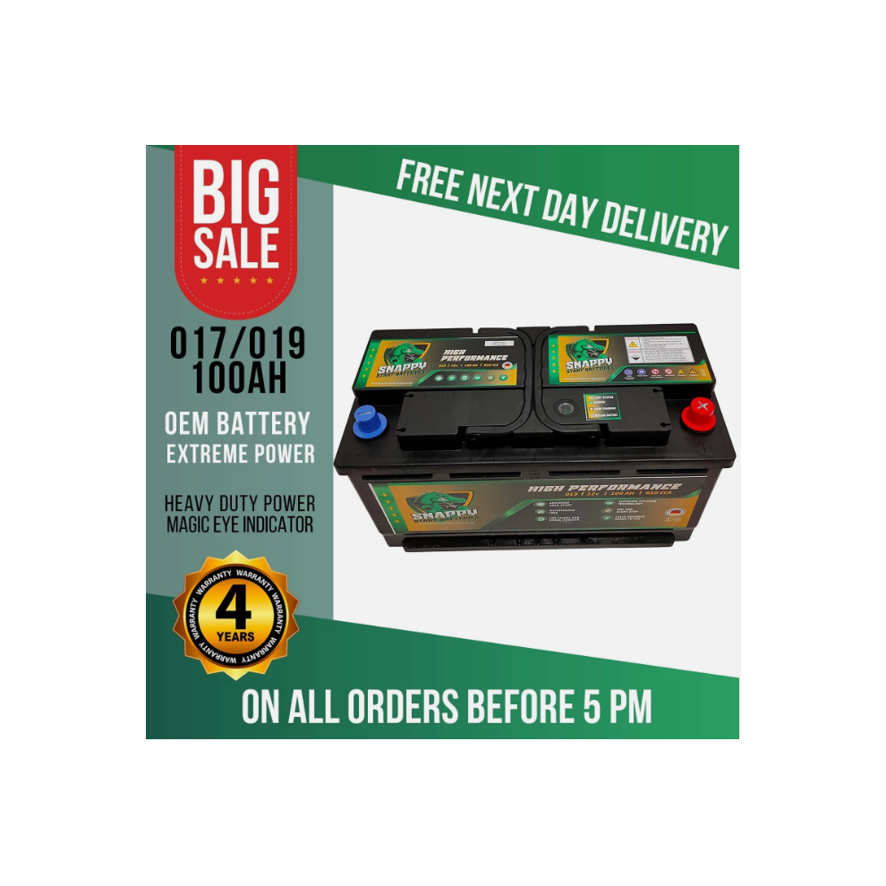 Range Rover + Sport 2.7 3.6 4.2 4.4 Battery Extra Duty 100 Amp / Ah 850 Cca 24Hr 10694145