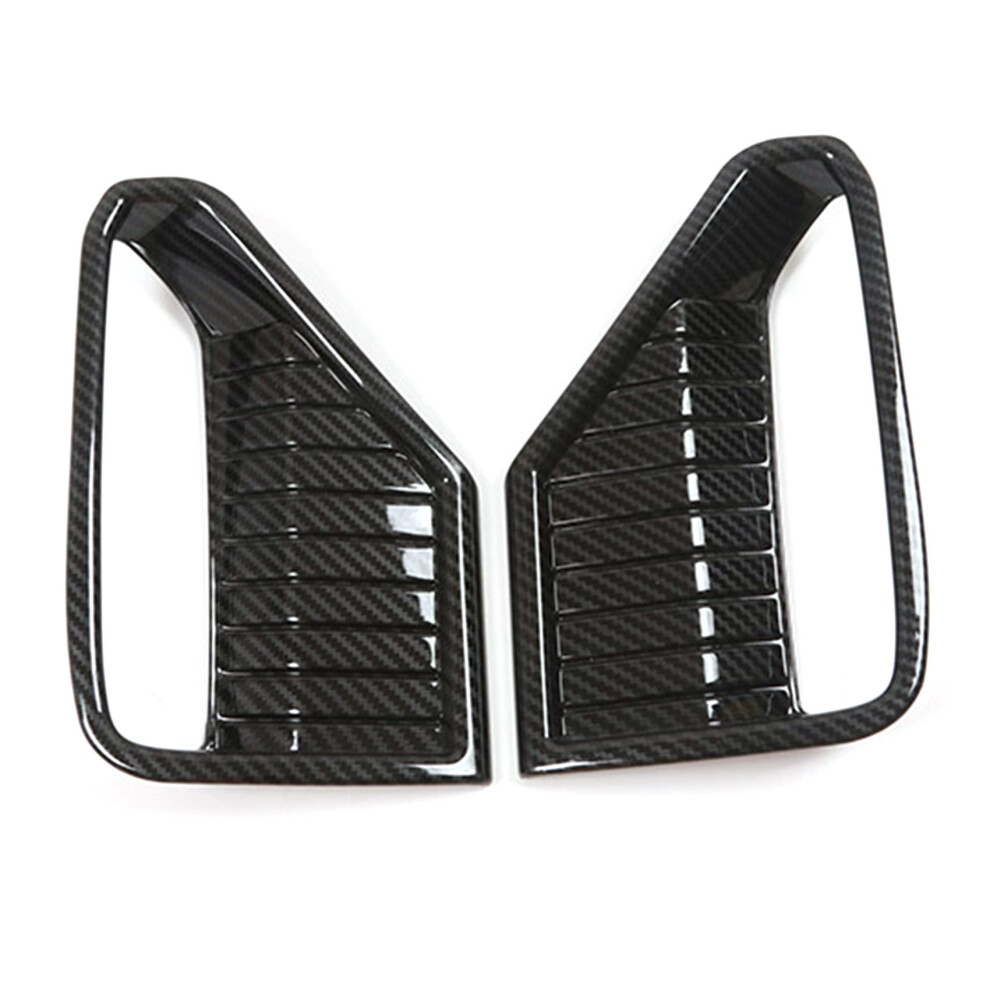 Car Carbon Fiber Abs Rear Fog Frame Cover Tr Light 4851708508833