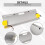 Wheel Alignment Tool,2pcs Tool Toe Plates,Toe Angl 3