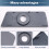 1Pair Front Seat Trim Panel Cover BL3Z-14A706- for 9