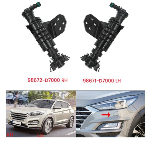 Left Headlight Washer Sprayer Nozzle Actuator for 2