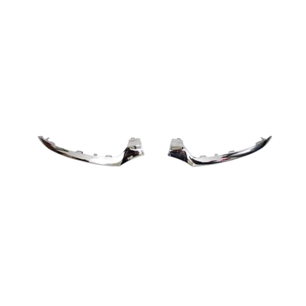 Left & Right Front Bumper Lip Spoiler Chrome Trim 4851708521207