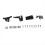 1Pair Front Headlight Bracket Repair Mount Kits fo 9