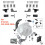 1Pair Front Headlight Bracket Repair Mount Kits fo 3