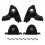 1Pair L+R Front Headlight Repair Mount Bracket Kit 11