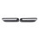 1Pair Engine Cover Trim Air Flow Intake Hood Vent 1