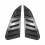 Car Rear Triangular Window Louvers Shutters Blinds 1