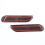 1Pair Engine Cover Trim Air Flow Intake Hood Vent 7