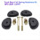 4pcs Truck Rear Coil Spring Retainers Kit -2069 / 3