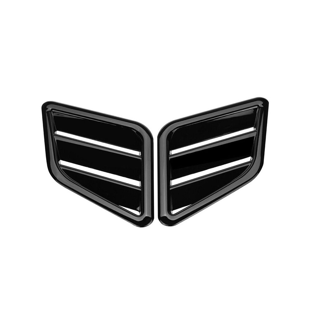Max Style Front Bonnet Vents Hood Cover Trim Unive Black 4851708532548