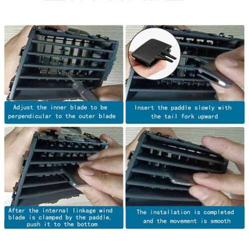 1Pcs Side Air Conditioning Vent Piece Outlet Card 2