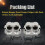 Motorcycle Front Pair Brake Caliper W/Pads 1911283 3
