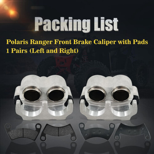 Motorcycle Front Pair Brake Caliper W/Pads 1911283 2