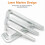 7Pcs Square Head Wrench Set L Shaped Key Kit Chrom 6