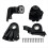 1Set Front Headlight Repair Kits for - E-CLASS W21 1