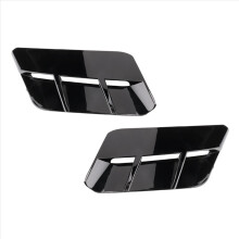 Car Black Matte Engine Hood Air Outlet Vent Cover
