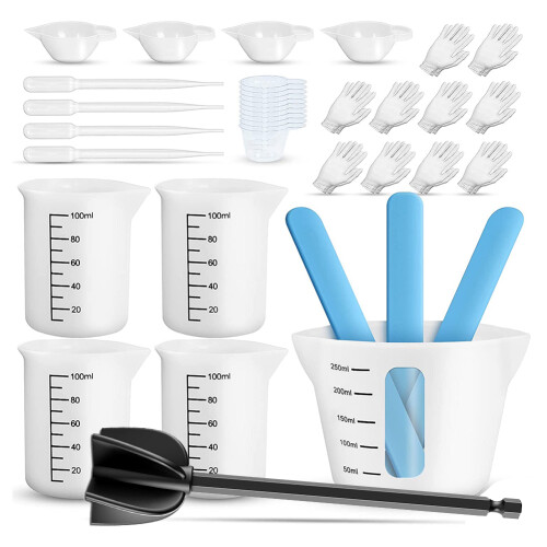 Silicone Measuring Cups for Epoxy Resin,Resin Supp 1
