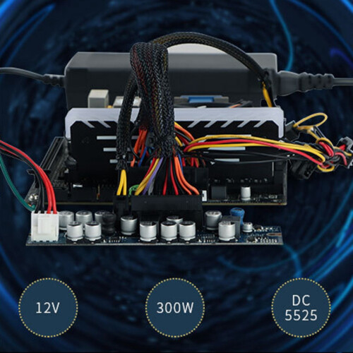 DC 12V 300W ATX PSU Switch Mining 24Pin MINI PC Po 2