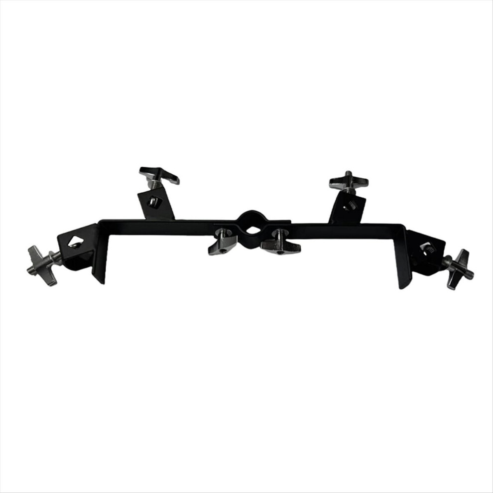 Metal Drum Mounted Cowbell Holder Clamp Cymbal Adj Black 4852922545864