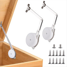 2 Pack Toy Boxes Hinges Soft Close Lid Support Che