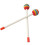 12 Pcs Lollipop Drum Mallet Sticks Round Rainbow H 9