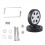 55X12mm Luggage Wheels Replacement Wear Resistant 3