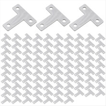 100pcs Flat Tee Mending Plate, Stainless Steel T B