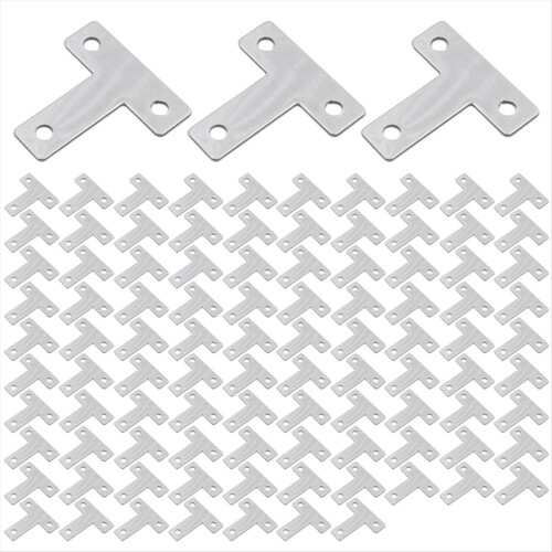 100pcs Flat Tee Mending Plate, Stainless Steel T B 1