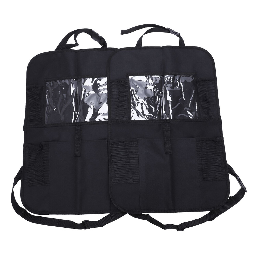 2X Car Back Seat Organiser Multi Pocket Storage Tr 4851708596427