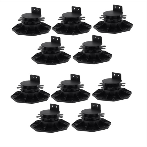 10Pack Adjustable Deck Support Pedestal Foundation