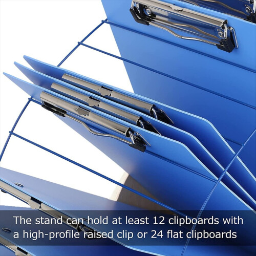 Clipboard Holder, Storage Rack Wooden Holder with 2