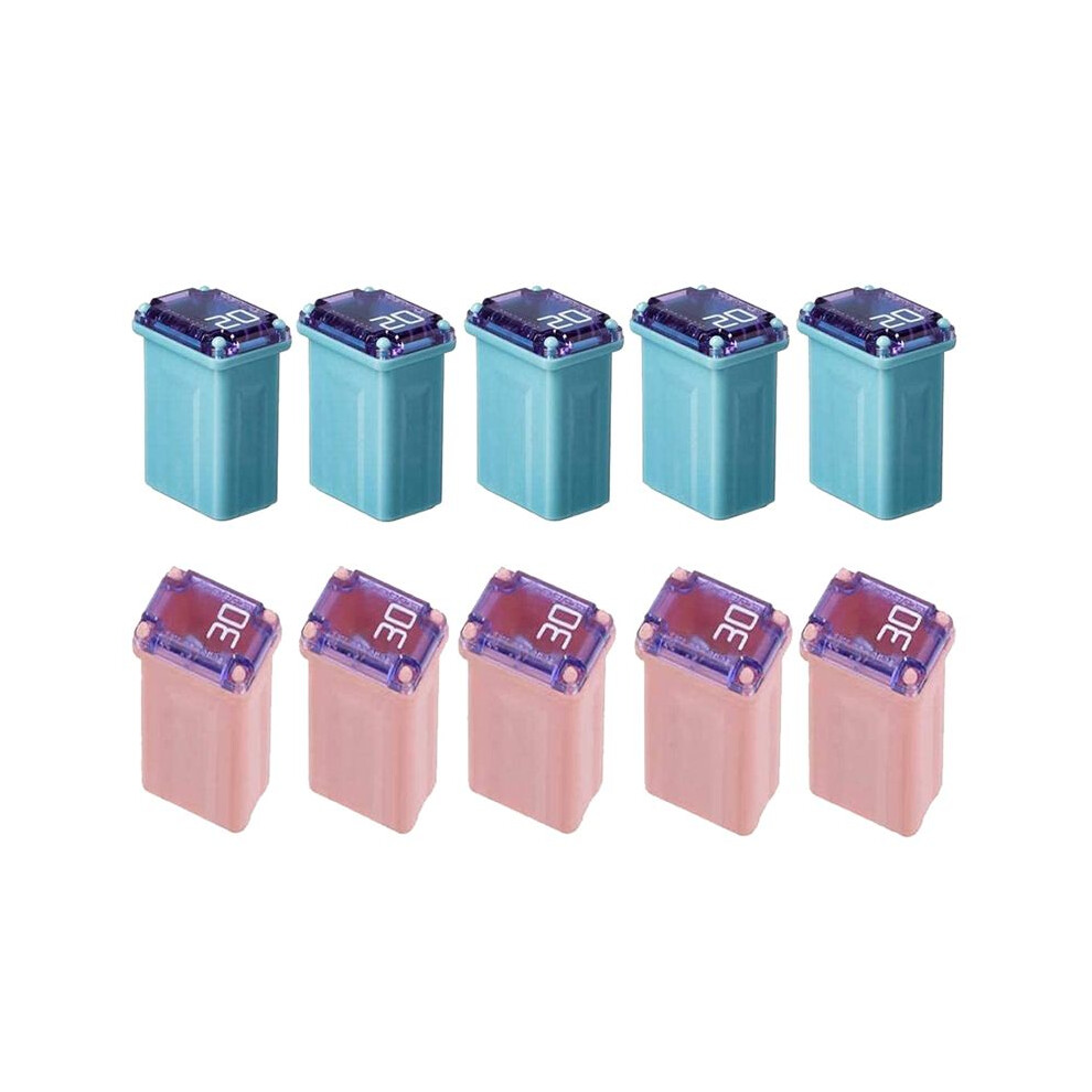 10 Pcs Of 20Amp 30Amp Miniature Box Fuses Fmm Mcas 4852922529352