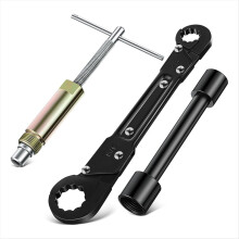 3-In-1 Plumbing Tool Angle Stop Wrench Set with Co