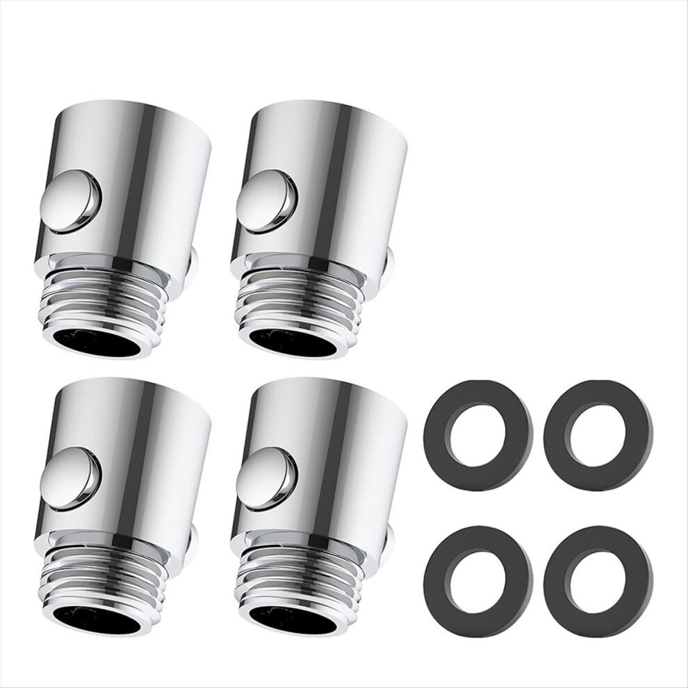 4 Pieces Shut-Off Valve, Flow Limiter Shower, G1/2 4852922546533
