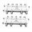 2PCS Satellite 8 Way Coaxial Cable Splitter 5-2400 1