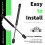 2Pcs Universal Gas Spring Lift Support 310mm-130N 8