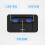 66W 12V Charger Panel Wall Mount QC3.0+PD3.0+QC3.0 6