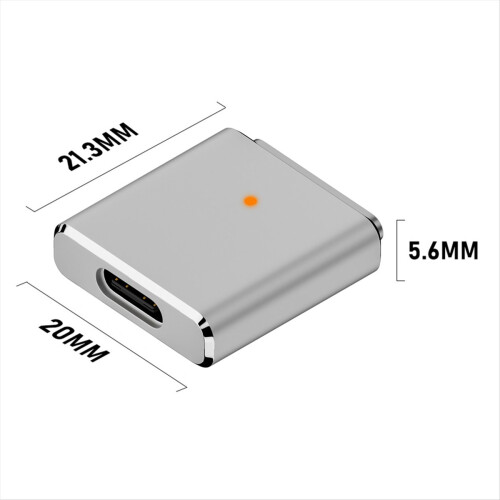 Replaceable for Magsafe3 Adapter Type-C Female to 2