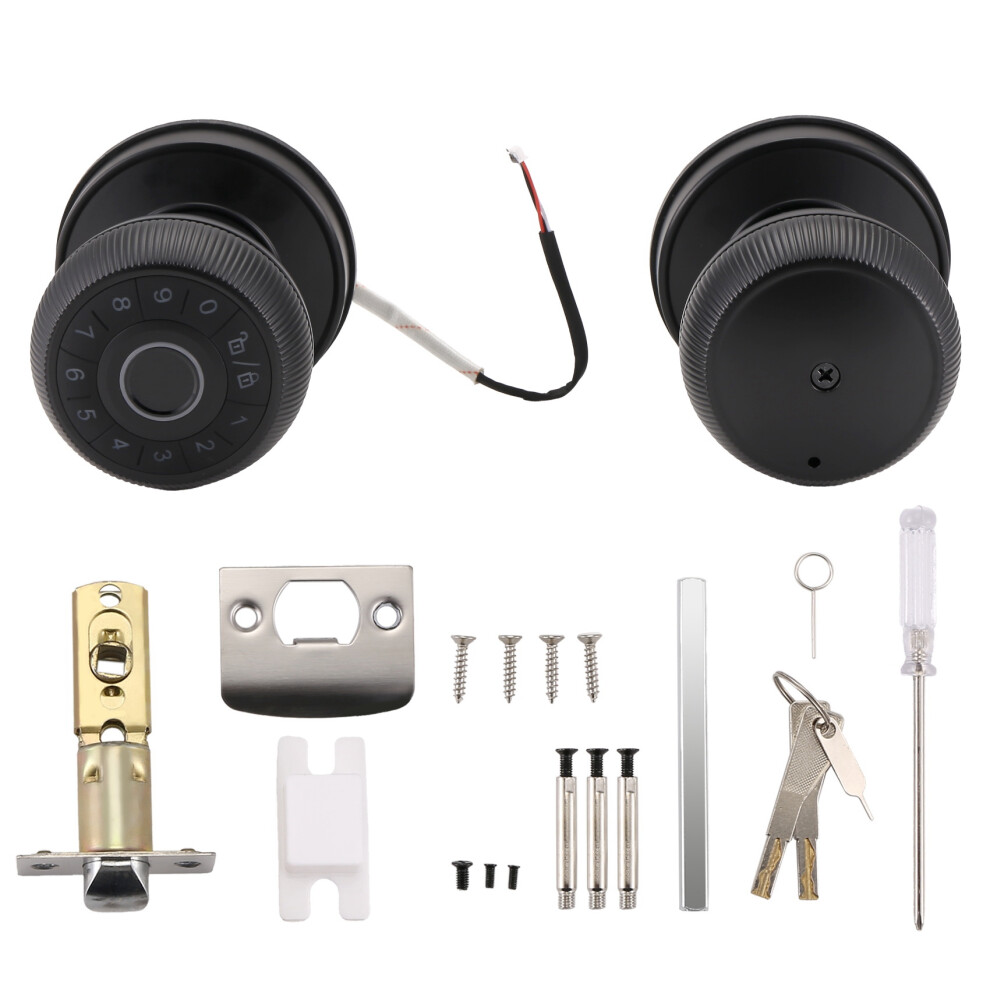 Fingerprint Door Lock-Smart Handle, Keyless Handle Light 4852922554187