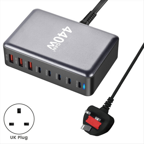 440W Fast Charge 3.0 USB Type C Charger Mobile 8-P 2
