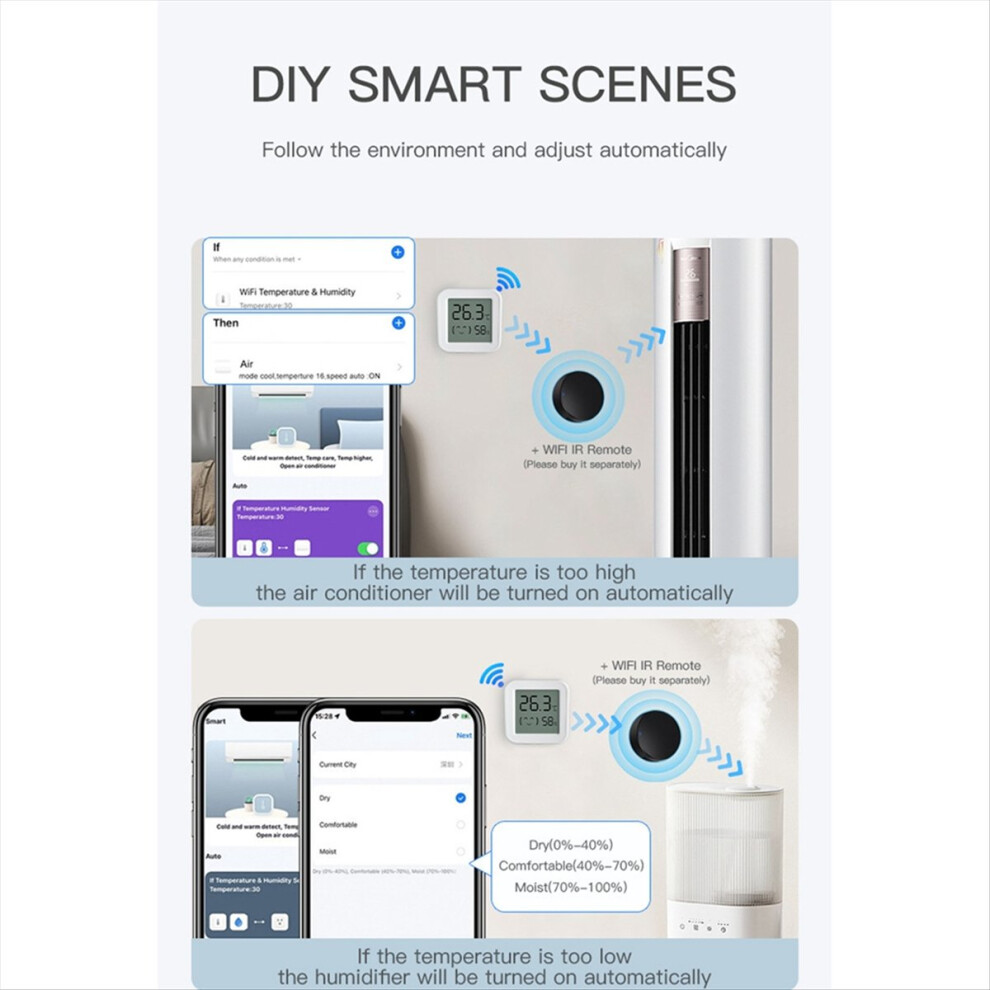 Tuya Zigbee Temperature Humidity Sensor With Lcd S 4852922548773