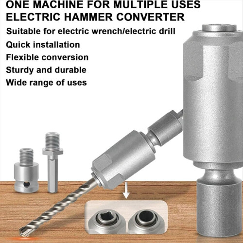 Electric Wrench to Hammer Adapter,1/2 Conversion H 2